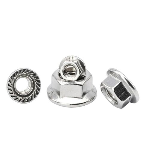 2-25 fine Pitch Hexagon Flange Nuts M6 M8 M10 M12 M14 M16 Stainless Steel DIN6923(M14x1.5 2pcs) in Saudi Arabia