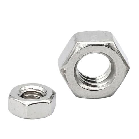 Hexagon nut Metric DIN934 M2 M2.5 M3 M4 M5 M6 M8 M10 M12 M14 M16 M18 M20 M22 M24 Carbon Steel Stainless Steel(304 Stainless Steel,M1.2 50pcs) in Saudi Arabia