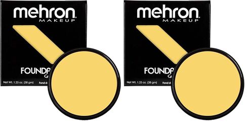 Mehron Makeup Foundation Greasepaint | Stage, Face Paint, Body Paint, Halloween Makeup 1.25 oz (38 g) (GREEN) in Kuwait