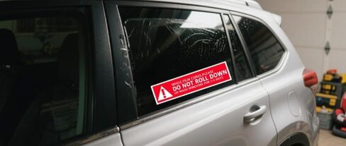 500 Pcs Do Not Roll Down Warning Labels,Windows Film Attention Caution Stickers for Car Window Switch Tape Warning,4x1 Inches,Roll in Saudi Arabia