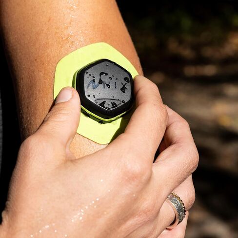 عبوات إعادة تعبئة رقعة العرق من نيكس - 4 رقع ترطيب تستخدم مرة واحدة قابلة لإعادة الاستخدام، وقابلة لإعادة الشحن، وتتبع السوائل، والكهارل، وفقدان الصوديوم، وغير غازية، وملحق اللياقة البدنية اللاصق فقط للرياضيين والتدريب in Kuwait