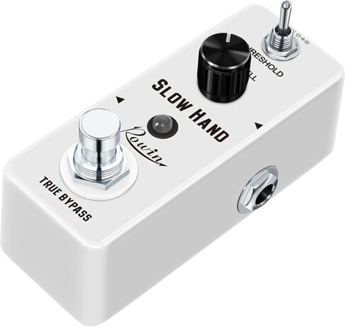 LEF-326 Compact Slow Gear Volume Swell Guitar Pedal - Rowin Slow Hands with Bowed Instrument Effect, True Bypass, Metal Shell for Beginners - Unique Backwards Swells & Delay Synergy in Kuwait