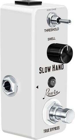 LEF-326 Compact Slow Gear Volume Swell Guitar Pedal - Rowin Slow Hands with Bowed Instrument Effect, True Bypass, Metal Shell for Beginners - Unique Backwards Swells & Delay Synergy in Kuwait