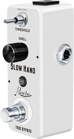 LEF-326 Compact Slow Gear Volume Swell Guitar Pedal - Rowin Slow Hands with Bowed Instrument Effect, True Bypass, Metal Shell for Beginners - Unique Backwards Swells & Delay Synergy in Kuwait