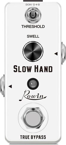LEF-326 Compact Slow Gear Volume Swell Guitar Pedal - Rowin Slow Hands with Bowed Instrument Effect, True Bypass, Metal Shell for Beginners - Unique Backwards Swells & Delay Synergy in Kuwait