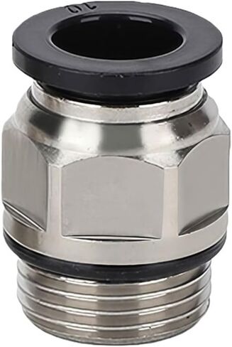 1/10/20 Pcs Quick Connect PC BSPP Fitting 4/6/8/10/12mm Tube with G1/8 G1/4 G3/8(PC8-G01,20 PCS) in Saudi Arabia
