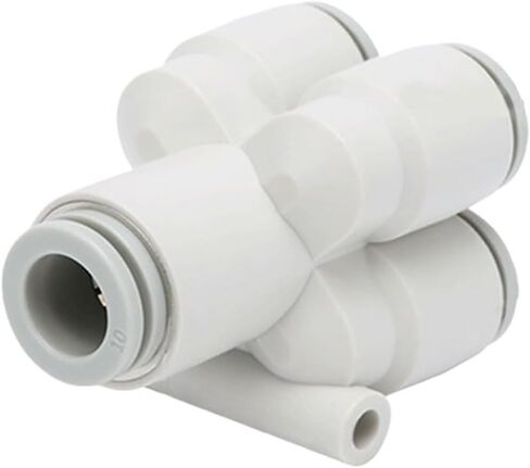 1/10/20 PCS KQ2UD PR Series 5-Way Pneumatic Quick Connector Plastic Push-in Fitting for Equal & Variable Diameter Air Water Tube(PRG6-6,20 PCS) in Saudi Arabia