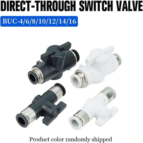 1/10/20 PCS Pneumatic Push-In Quick Connectors BUC Plastic Material 4/6/8/10/12mm Hose Tube Plugs(BUC-14,1 PC) in Kuwait