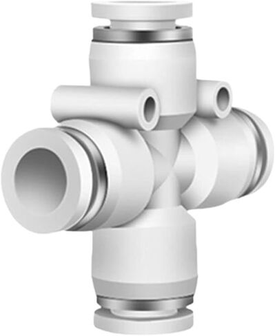 1/10/20 PCS PZA Pneumatic Push-In Tube Connector Quick Fitting for Air/Water Hose OD 4/6/8/10/12mm Pneumatic Tool Coupling(PZA-10,10 PCS) in Saudi Arabia