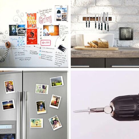 مغناطيس صغير قوي - 3/8 بوصة عمق × 1/4 بوصة ارتفاع - 40 حزمة، مغناطيسات أرضية نادرة قوية، مغناطيس ثلاجة قرص نيوديميوم قوي صغير للثلاجة، DIY، البناء، العلمي، الحرف اليدوية، المكتب، 0.375 × 0.25 بوصة in Kuwait