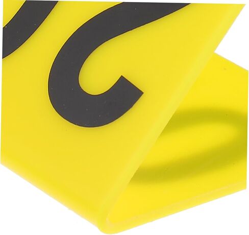 BESTYASH 20Pcs Double Sided Acrylic Number Markers for Table Identification Restaurant Evidence Markers Shaped Floor Numbers Visibility for Events and Crime Scenes in Saudi Arabia