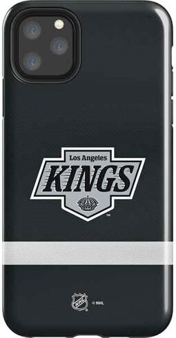 Skinit Impact Phone Case Compatible with iPhone 11 Pro Max - Officially Licensed NHL Los Angeles Kings Jersey Design in Saudi Arabia