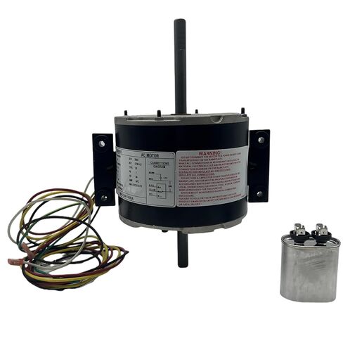 3315332.005 AC Condenser Fan Motor Compatible with Genteq F48AF70A61 Dometic Brisk Air II Penguin B57915 B59516 B59146 B59186 B59196 B59530 1/4HP 3-Speed in Kuwait