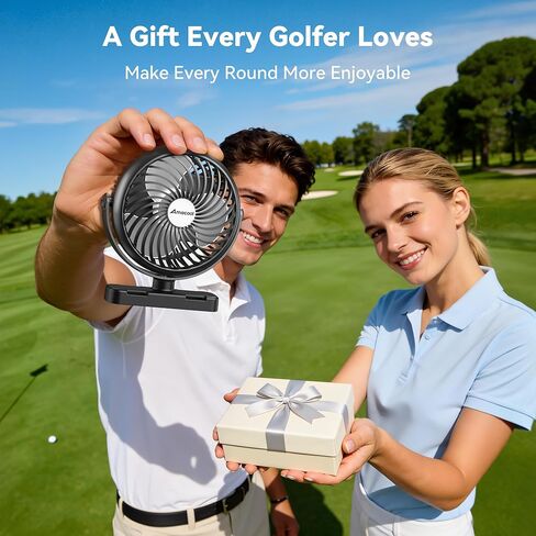 amacool المغناطيسي عربة الغولف كروز مروحة، أداة الهدايا للرجال له أبي الزوج الأب، 5000mah قابلة للشحن هدايا عيد ميلاد الغولف للشواء شواء العمل عربة الغولف كروز السفر أساسيات الملحقات 2026 in Kuwait