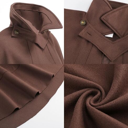 Medieval Victorian Renaissance Caroling Short Cape Standing Collar Cloack 26 INCH in Kuwait