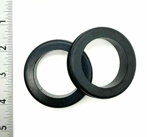 Rubber Grommets for 2" Panel Hole with 1 3/4" ID Made for 1/4" Thick Wall EPDM UV-Resistant Outdoor Firewall Wiring Grommet for Cable Hose Electrical Seal on RV Trailer Engine Bay (2 Pack) in Saudi Arabia