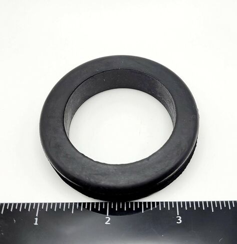Rubber Grommets for 2" Panel Hole with 1 3/4" ID Made for 1/4" Thick Wall EPDM UV-Resistant Outdoor Firewall Wiring Grommet for Cable Hose Electrical Seal on RV Trailer Engine Bay (2 Pack) in Saudi Arabia