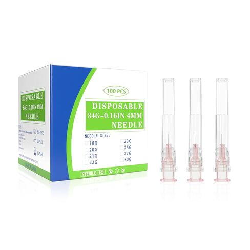 18 Gauge 1.5 Inch Needles with Caps, Individually Wrapped, Disposable Dispensing Lab Supplies, Box of 100 in Saudi Arabia