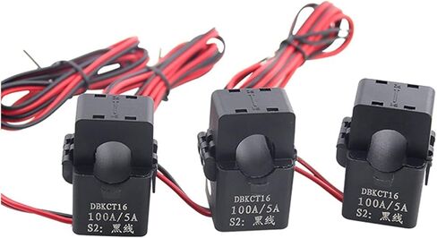 3 قطعة KCT16 سبليت الأساسية محول الحالي مفتوحة مصغرة صغيرة 50/5 100/5 150/5 200/5 فئة 0.5(50A 5A) in Kuwait