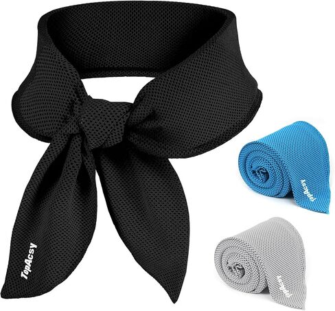 2-Pack New Upgraded Cooling Neck Wraps, Neck Coolers for Hot Weather, Leak-Proof Cooling Gel, 360° Full-Wrap, Cool Relief - Head, Neck, Wrists... in Saudi Arabia