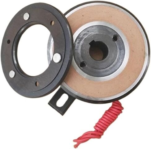 DC24V Monolithic Power-on Electromagnetic Clutch No Slip Ring Dry Power-on Motor Brake Electromagnetic Clutch 20NM in Saudi Arabia