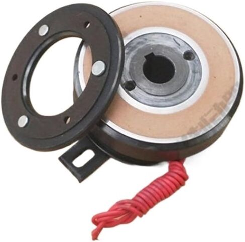 DC24V Monolithic Power-on Electromagnetic Clutch No Slip Ring Dry Power-on Motor Brake Electromagnetic Clutch 20NM in Saudi Arabia