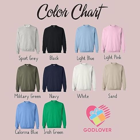 GodLover Personalized Embroidered Big Sister Sweatshirt, Personalized Name With Heart Sleeve Sweatshirt in Saudi Arabia