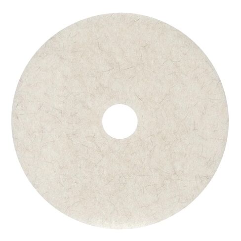 Boardwalk Natural Burnishing Floor Pads, 24" Diameter, White, 5/Carton in Saudi Arabia