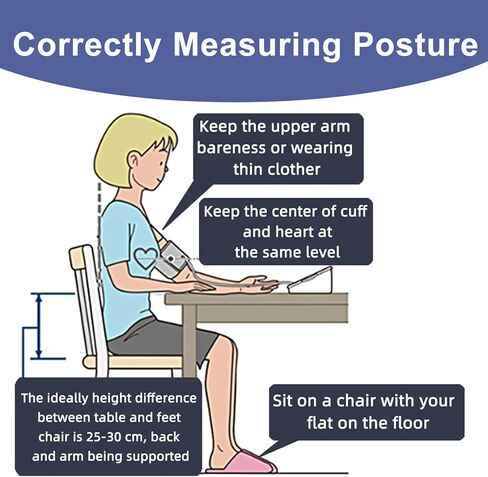 Medium Blood Pressure Cuff, 22-42CM Blood Pressure Monitors Cuff Adjustable Compatible with Other BP Monitors for Adult Senior with Medium Arms Women, 6 Connectors (8.7"-16.5") in Saudi Arabia