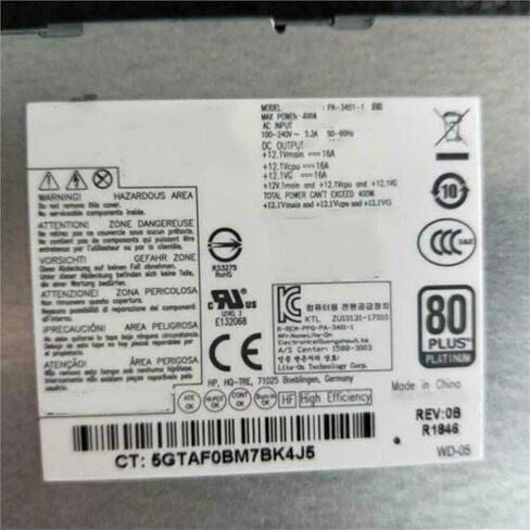 400W Power Supply for 280 288 285 480 600 680 800 G3 G4 942332-001 PSU in Saudi Arabia