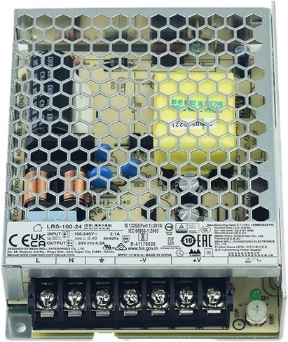 1PC LRS-100-3.3V 5V 12V 15V 24V 36V 48V Switching Power Supply AC/DC 100W Single Output Series(12V) in Saudi Arabia