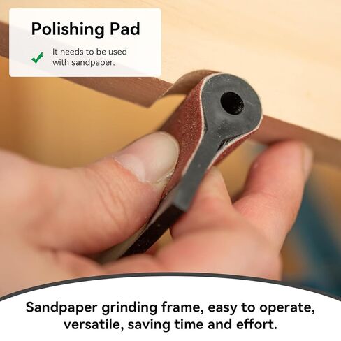 14 قطعة من وسادات الصنفرة المحيطية، وسادة تلميع مطاطية ذات خطوط مرنة محدبة مقعرة كتلة صنفرة محيطية لأداة صنفرة النجارة in Kuwait