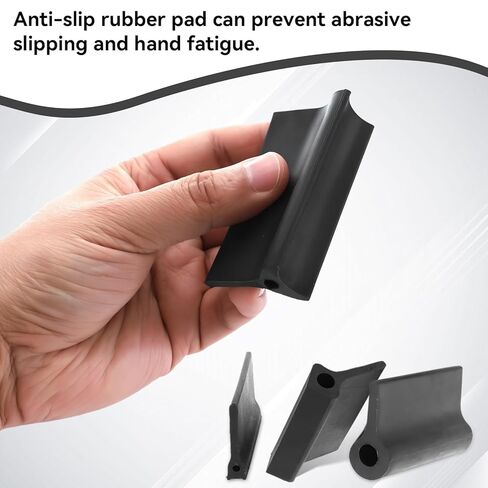 14 قطعة من وسادات الصنفرة المحيطية، وسادة تلميع مطاطية ذات خطوط مرنة محدبة مقعرة كتلة صنفرة محيطية لأداة صنفرة النجارة in Kuwait