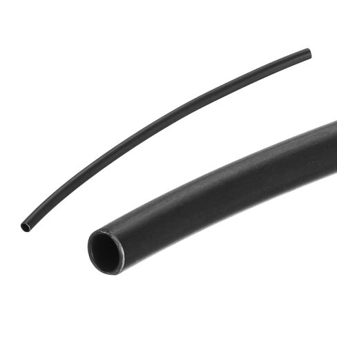 MECCANIXITY 50Pcs 1/16 Inch Heat Shrink Tubing Waterproof, 3:1 Dual Wall Marine Adhesive Lined Industrial Heat Shrink Tube Wiring Wrap 0.5ft, Black in Saudi Arabia