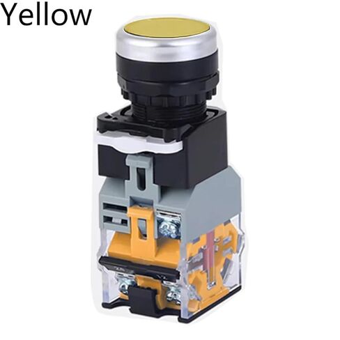 1 قطعة مفتاح زر الضغط، 22 مم LA38-11D/11DS مع ضوء تشغيل/إيقاف مؤقت/إغلاق 220 فولت 24 فولت مؤشرات LED (عاجي، قفل، 380 فولت) in Kuwait