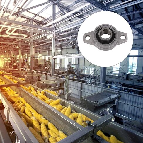 BQLZR 20mm ID سبائك الزنك معدن شفة كتلة تحمل أجزاء KFL004 للأداة الصناعية in Kuwait