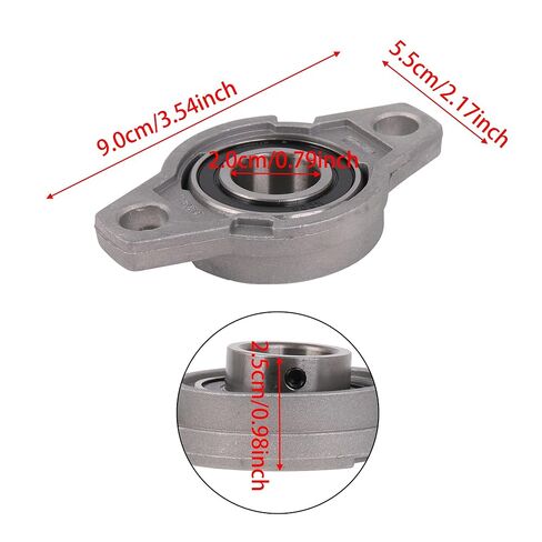 BQLZR 20mm ID سبائك الزنك معدن شفة كتلة تحمل أجزاء KFL004 للأداة الصناعية in Kuwait