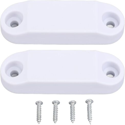 Kikumi 2 Set RV Magnetic Baggage Door Catch White RV Storage Door Holder for Campers Motor Homes in Saudi Arabia