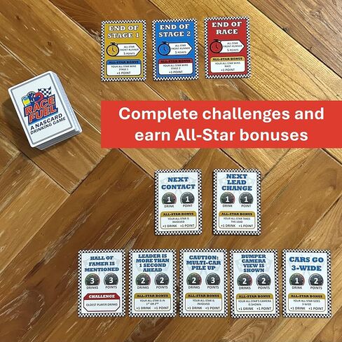 Live NASCARD Drinking Game | Party Game for Race Fans & Watch Parties in Saudi Arabia