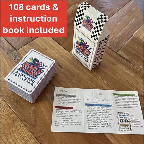 Live NASCARD Drinking Game | Party Game for Race Fans & Watch Parties in Saudi Arabia