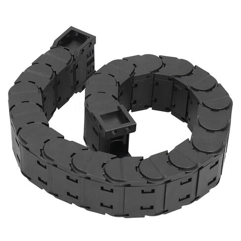 Nylon PA66 Drag Chain Wire Carrier Totally Enclosed Low Noise Towing Chain Detachable Assembly 0 7meter Wear for CNC Machine Engraving Machine Mechanical Arm (D20*57) in Kuwait