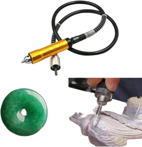 Flexible Shaft Tool Attachment With 0.3-6.5mm Chuck Compatible With Handheld Drills in Saudi Arabia