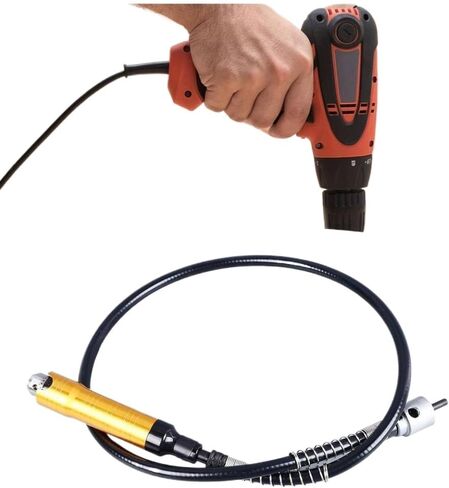 Flexible Shaft Tool Attachment With 0.3-6.5mm Chuck Compatible With Handheld Drills in Saudi Arabia