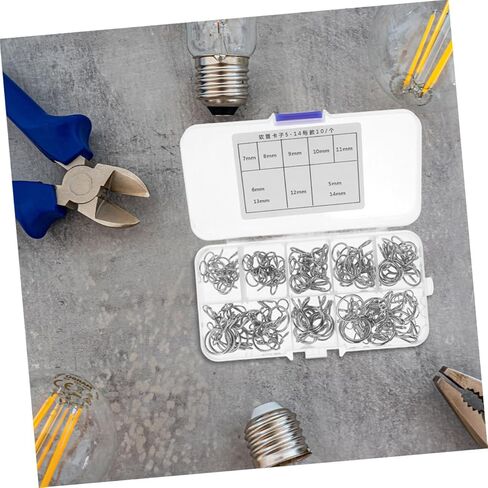2pcs Manganese Steel Spring Hose Clamps Line Hose Clips Automotive Injection Tube Fastener Clamps for Low Pressure Water and Air Pipes in Saudi Arabia