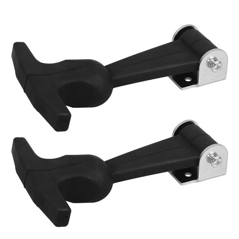 Didiseaon 2pcs Black Adjustable Rubber Hasp Latch for Toolbox Lock, Integrated Draw Latch for Industrial Equipment and Marine Hatch, Flexible T-Handle Replacement Hardware in Saudi Arabia