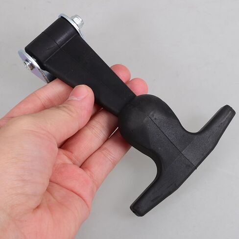 Didiseaon 2pcs Black Adjustable Rubber Hasp Latch for Toolbox Lock, Integrated Draw Latch for Industrial Equipment and Marine Hatch, Flexible T-Handle Replacement Hardware in Saudi Arabia