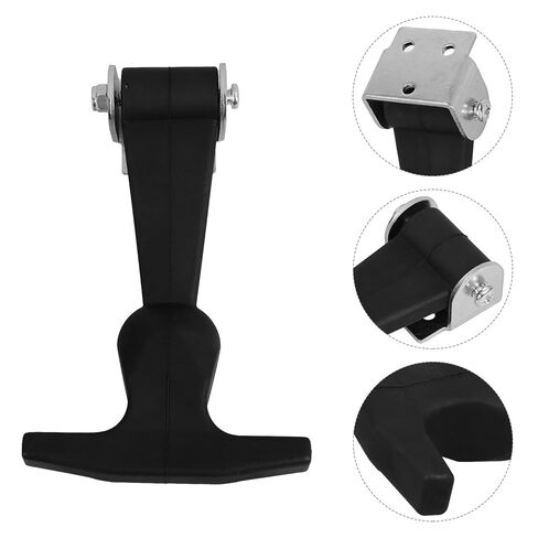 Didiseaon 2pcs Black Adjustable Rubber Hasp Latch for Toolbox Lock, Integrated Draw Latch for Industrial Equipment and Marine Hatch, Flexible T-Handle Replacement Hardware in Saudi Arabia