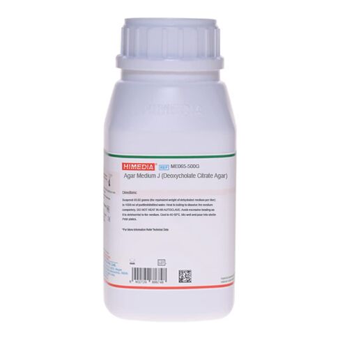 HiMedia Laboratories ME065-500G Agar Medium J, Deoxycholate Citrate, 500 g in Saudi Arabia