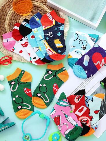 48 Pairs Breast Cancer Socks Bulk for Women Breast Cancer Awareness Socks Gifts Women Novelty Funny Gifts in Saudi Arabia
