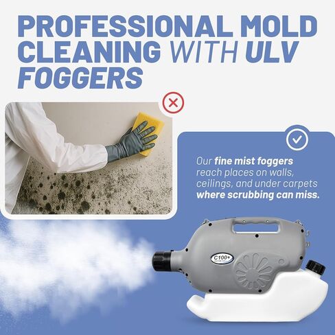 C150+ 110V Electric ULV Fogging 6L + 10 FogPro Shield Reusable Respirator Masks in Saudi Arabia
